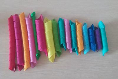 Bigoudis spirales en PET